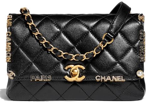 chanel flap bag 94305 black|Chanel 19 Handbag Black Lambskin in Lambskin with Gold/Silver .